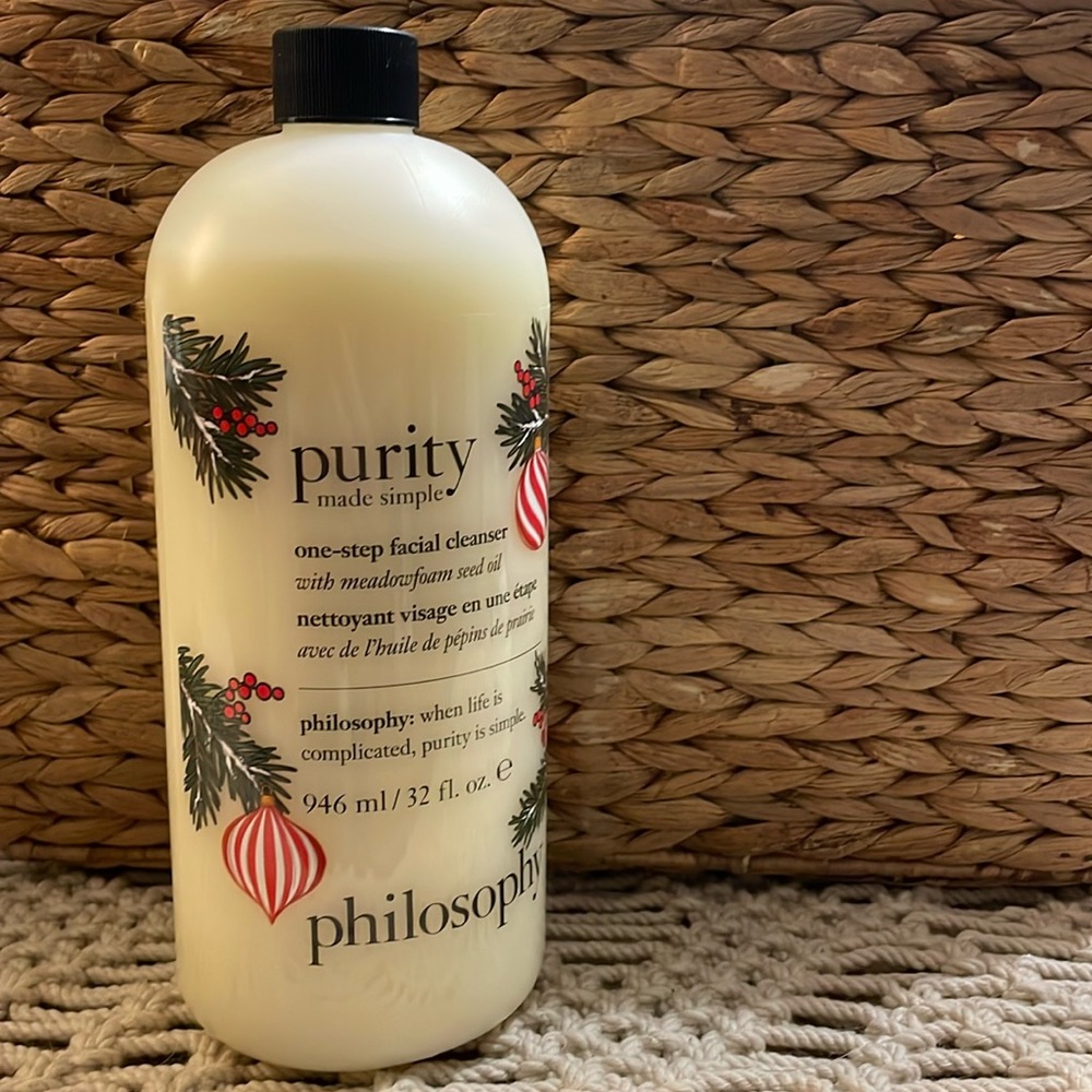 Brand new unopened 32oz philosophy one-step facial cleanser